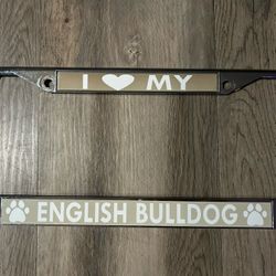 Aluminum License Plate Frame
