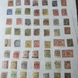 Transvaal Large Collection Of 65 Mint & Used Stamps 