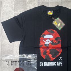 red bape tee 