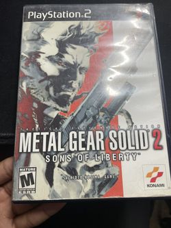 Metal Gear Solid 2 Sons Of Liberty Ps2