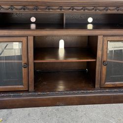 Ornate Entertainment Center or Wall Table