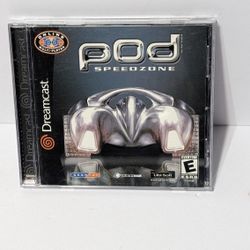 POD Speedzone for Sega Dreamcast with Case & Manual – Ubi Soft Racing Game

