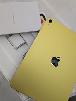 iPad A16 128 GB (Latest Version) Yellow With Box