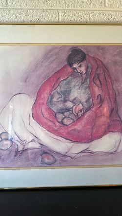 Art framed and matted Artwork Artist Gorman print porch pick up