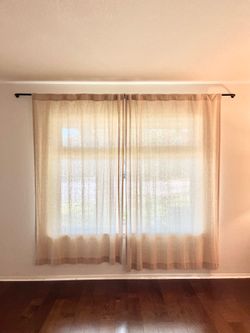 Curtain Rod & Panels set