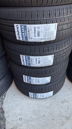 Kumho Solus TA31 215/55 R17 Tires – Set of 4