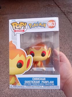 CHIMCHAR Pokemon Funko POP! Games #963 Collectible Vinyl Figure 2024 Box Damaged