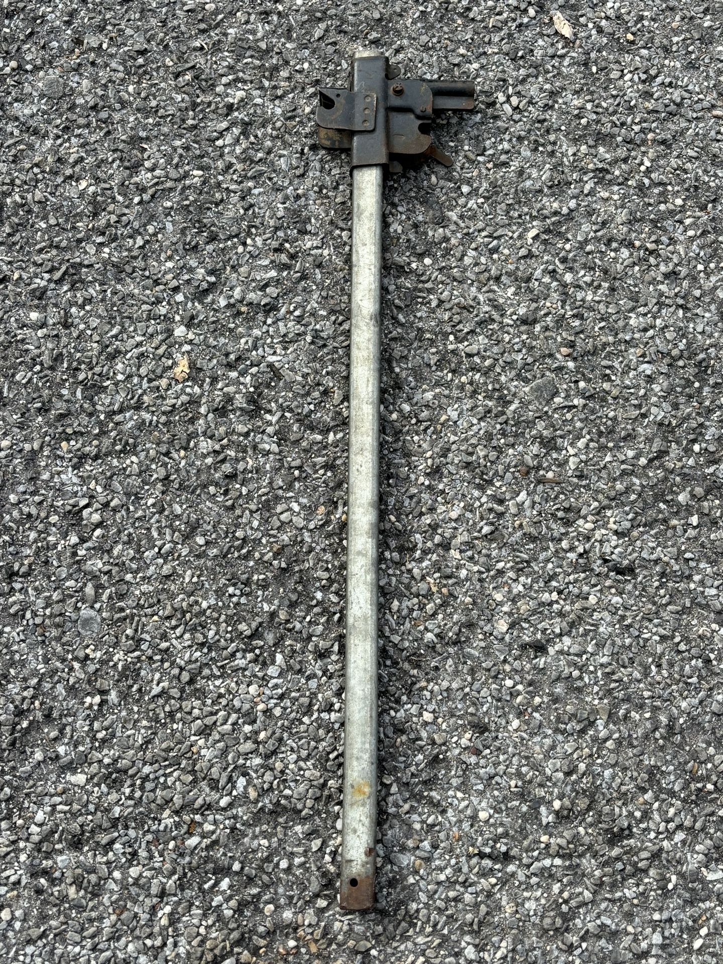 VINTAGE METAL CAR BUMPER JACK NO BASE