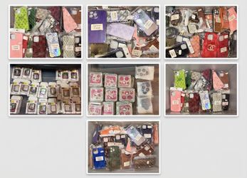 BULK RESELLER LOT: 240+ Pcs Luxury Fashion Tech Accessories