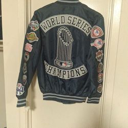 New York.
Yankee world series jacket.