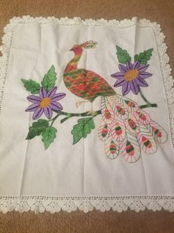 Mexican Embroidered Crotched Napkins