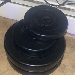 Weights And Curl Bar For Sale! 