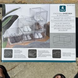 Stackable, shoebox and organizer