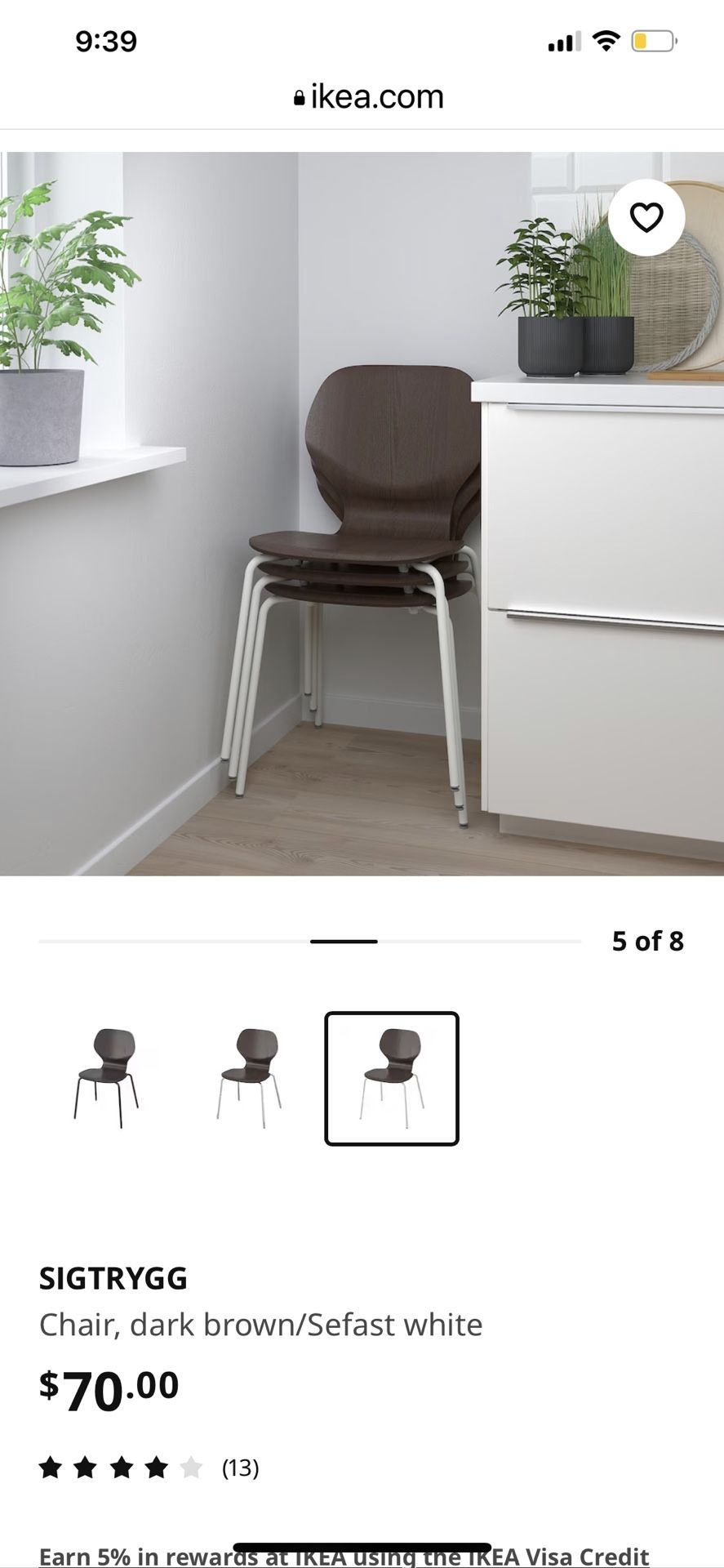 Ikea Chair Originally $70 SIGTRYGG for Sale in San Diego, CA - OfferUp