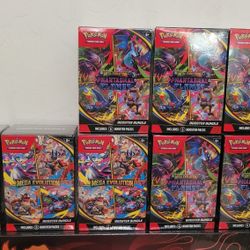 Pokemon Bundle 8  Boxes Mega Evolution & Phantasmal Flames 