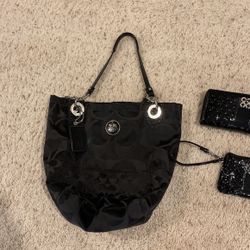 Coach Bag Wallet And Wristlet