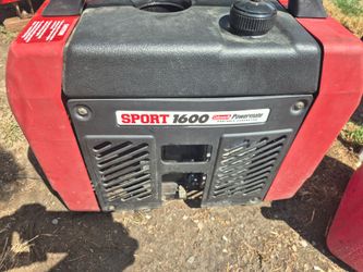 1650 generator well maintained and tuned up runs great