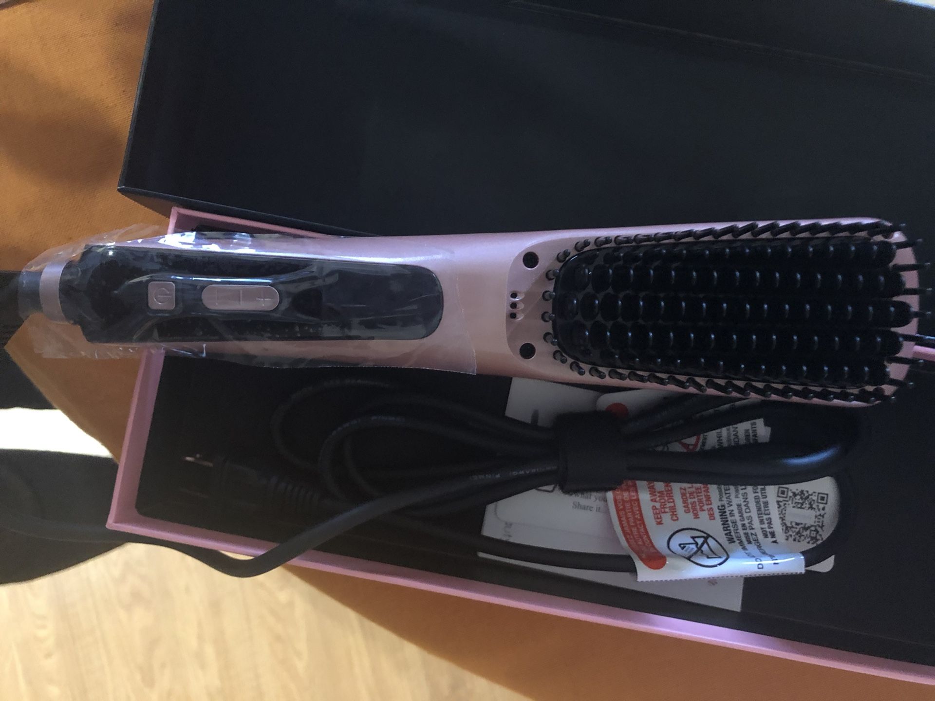 Hair Straightening Heated Brush