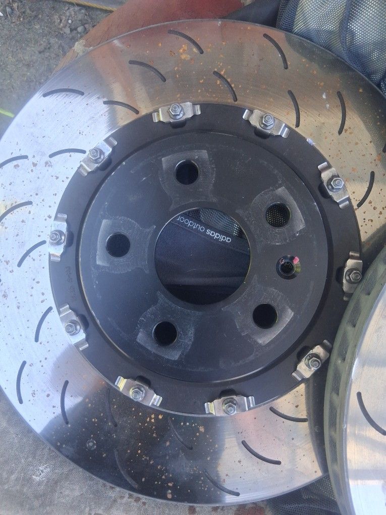 2 Large Brake Rotors 5 Spoke