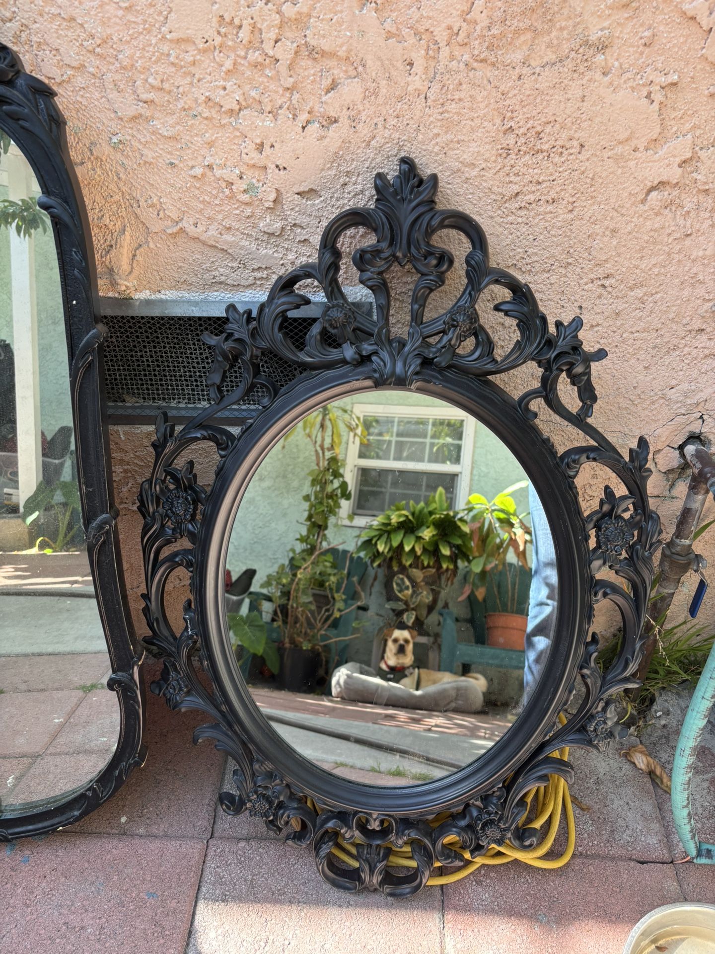 Black Gothic Victorian Mirror
