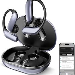 AI Translation Earbuds: 170 Languages & 0.45s Instant Real-Time Translator, Smart AI Headphones with Meeting Notes & Transcription, Bluetooth 6.0 & EN