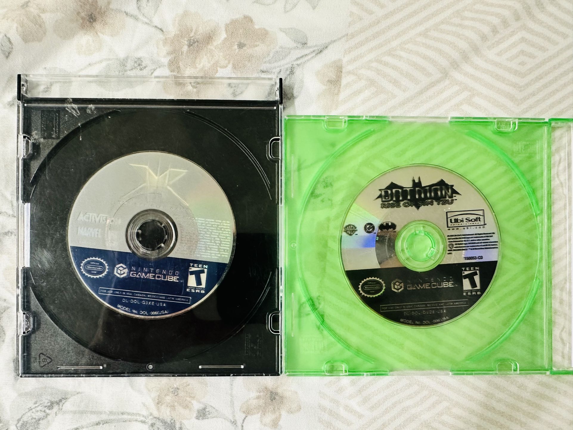 Nintendo GameCube Batman Rise Of Sin Tzu Tested - X Men The Official Game