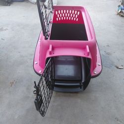 Small Pink Pet Carrier