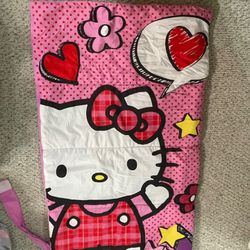 Hello Kitty Kids Sleeping Bag Like New
