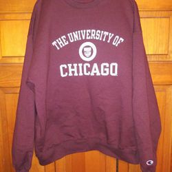MENS XL UNIVERSITY OF CHICAGO SWEATSHIRT BY CHAMPION