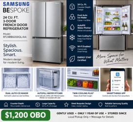 Samsung Bespoke 24 Cu. Ft. French Door Refrigerator