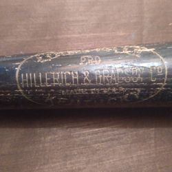 1977 Houston Astros Jose Cruz Louisville Hillerich & Bradsby Pro Wooden Bat 30"