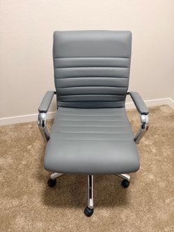 Modern Gray Executive Office Chair $75 OBO