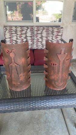 Sconce outdoor/ indoor heavy metal