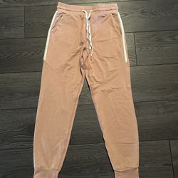 Buffbunny Joggers Small Pink Stripe