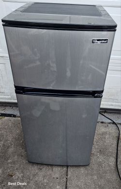 2 Door Mini Fridge Refrigerator 