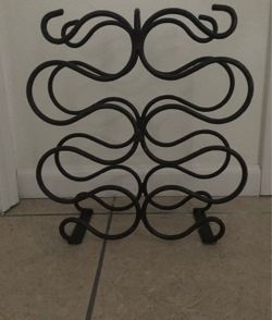 Wrought Iron Wine Rack