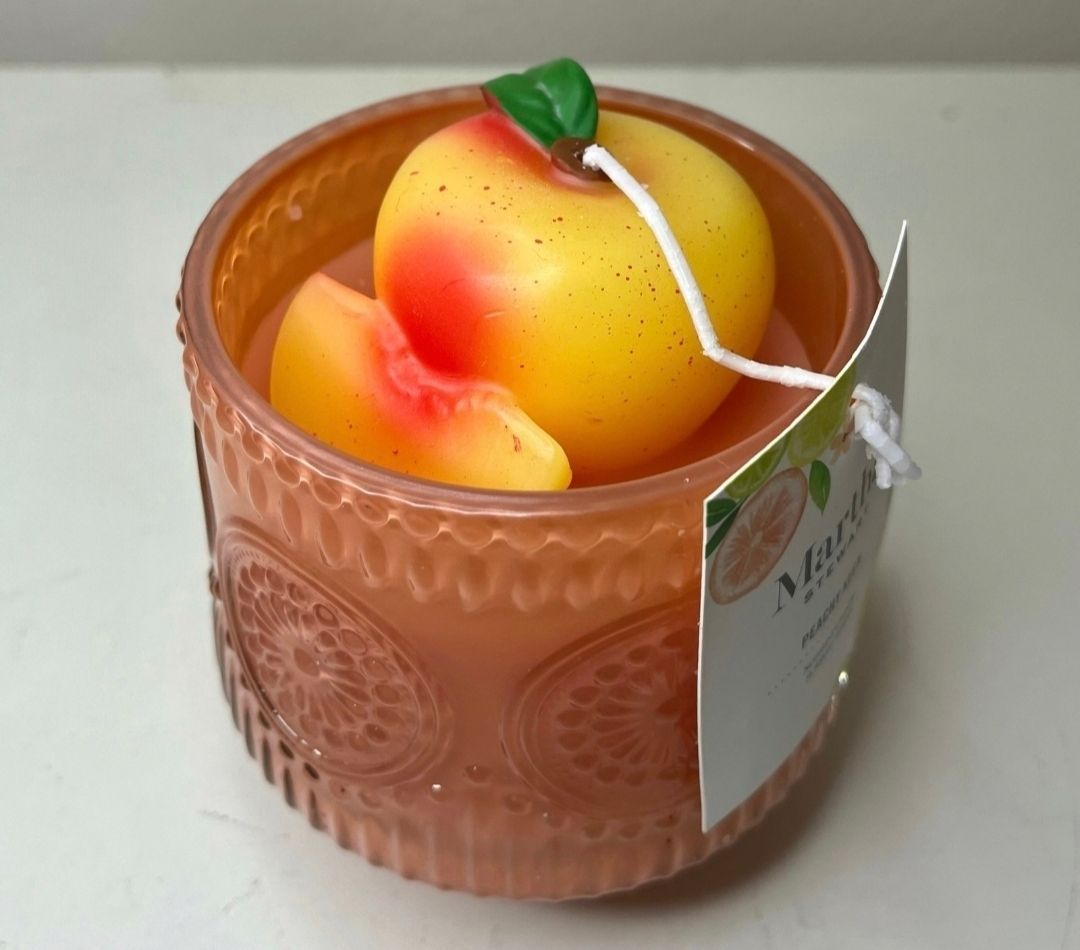 Brand New Martha Stewart peachy Candle