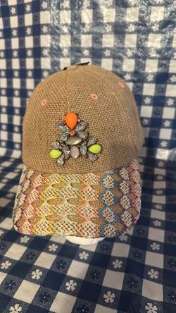 Ladies rhinestone cap