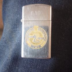 Vintage Zippo From Vietnam W/Art From Soldier