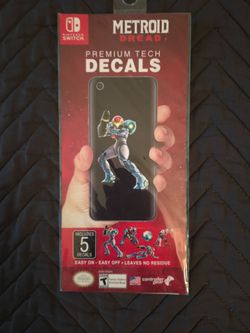 Metroid Dread Nintendo Switch Premium Tech Decals