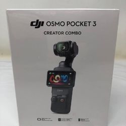 DJI Osmo Pocket 3 Creator Combo 3 Axis Gimbal Action Camera 4K. 