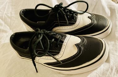Rare Wingtip Tuxedo Leather Vans