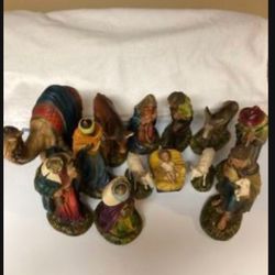 Vintage Nativity Set