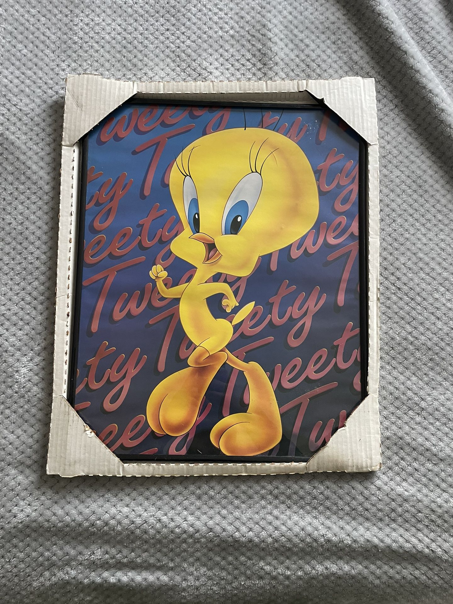 1997 Looney Tunes Tweety Framed Picture