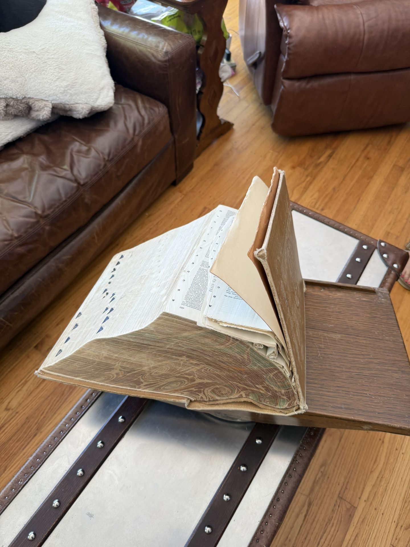 Vintage Webster’s New International Dictionary With Stand