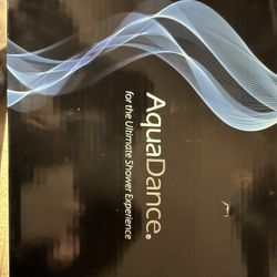 AquaDance Double Shower Head Mate black 