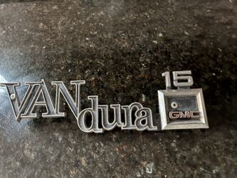 1979/1981 GMC Van VANDURA  EMBLEM
