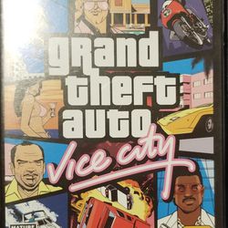 Grand Theft Auto Vice City PS2 Playstation 2 game+ Original poster/map USED
