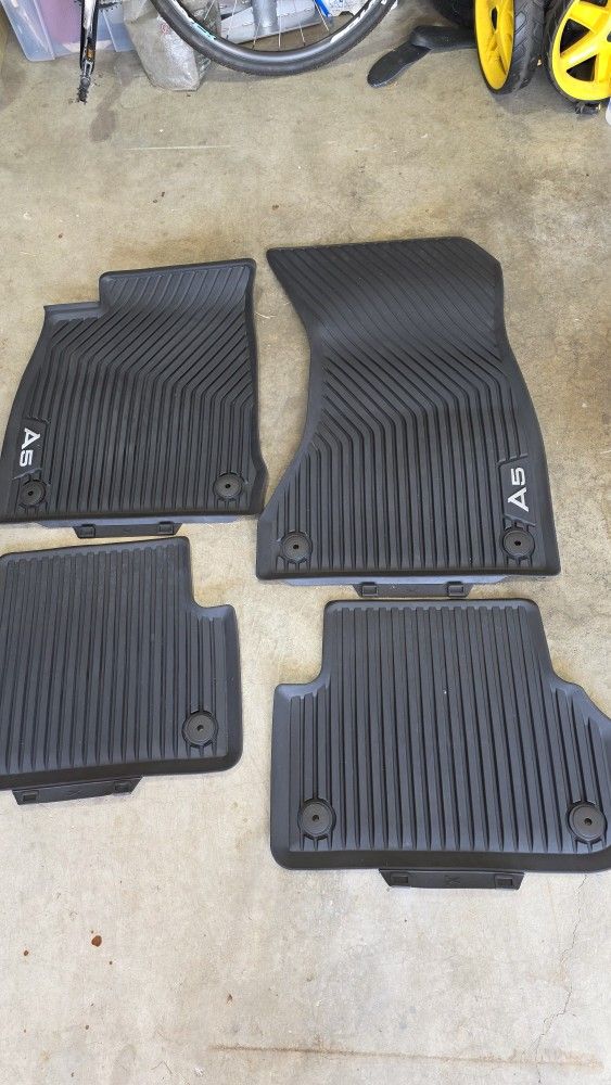 AUDI Genuine A5 Sportback Front And Rear All Weather Floor Mats