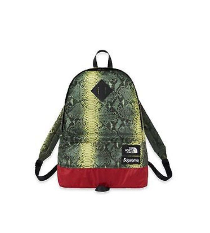 2018 S/S Supreme x The North Face Snakeskin Lightweight Backpack